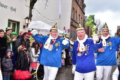 Umzug und Tonnenrennen in Niederkassel